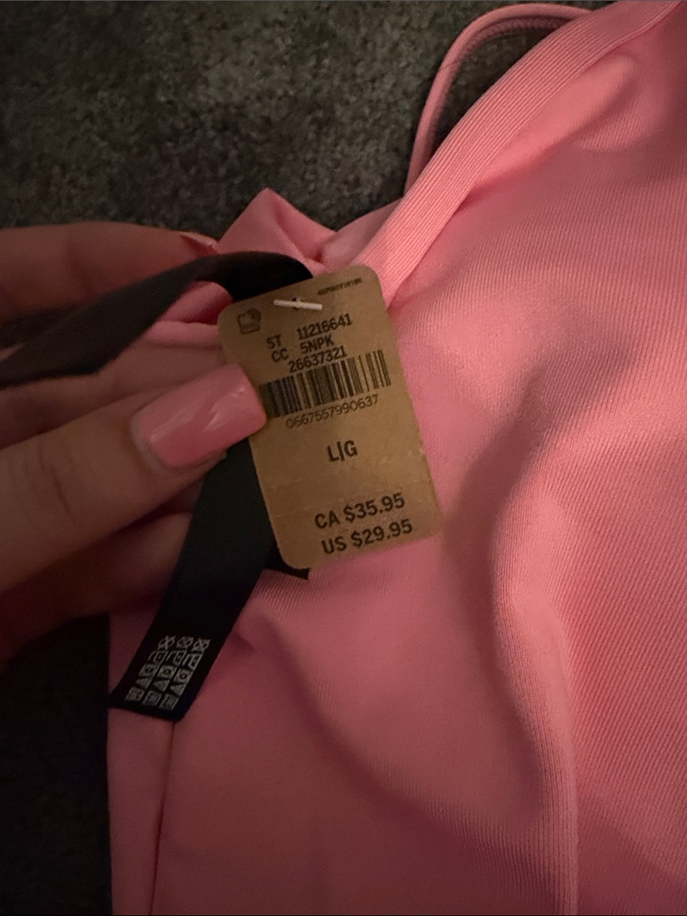 PINK Victoria's Secret Light Pink Ruched Front Bralette - Picture 3 of 5